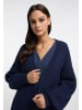 RISA Strick Long Cardigan in navy