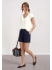 Street One Dropped Shoulder Shirt mit V-Neck in Off White