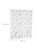 relaxdays Duschrollo Ocean in Semitransparent - (L)240 x (B)160 cm