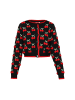 myMo Cardigan in black red