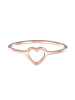 Elli Ring 750 Rosegold Herz in Rosegold