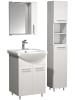 ebuy24 Badmöbelset LisaloM Weiß 85 x 45 cm