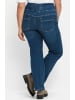 sheego Stretch-Jeans in dark blue denim