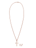 Elli Schmuckset 925 Sterling Silber Kreuz in Rosegold
