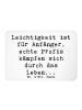 Mr. & Mrs. Panda Magnet Spruch Leichtigkeit für Profis mit Spruch in Weiß