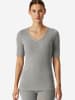 Schiesser Unterziehshirt Premium Warming in grau-mel.