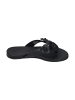 fitflop Zehentrenner GRACIE FLOWER LEATHER in schwarz