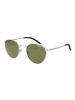 Serengeti Unisex Sonnenbrille Rund Silber