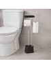 relaxdays WC Garnitur in Schwarz - (B)29 x (H)65,5 x (T)11 cm