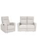 Beliani 2-tlg Sitzgruppe VERDAL in Beige