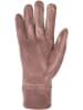 styleBREAKER Touchscreen Fleecehandschuhe in Mokkabraun
