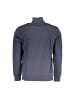 La Martina Blaues Baumwoll-Sweatshirt