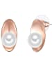 Lulu & Jane Ohrhänger roségold Muschelkernperle weiß in roségold