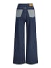 JJXX Wide fit jeans in Dark Blue Denim