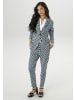 Aniston SELECTED Jerseyblazer in hellblau-marine-wollweiß