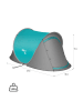 COFI 1453 NILS Campingzelt Automatik-Zelt – 220×120?cm mit UV-Schutz & in Türkis