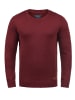 BLEND Strickpullover BHLars 20703347ME Strickpulli mit aufgestickten Ellenbogenpatches in Rot