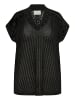 KAFFE curve Poncho KCrosa Loose fit in Black Deep