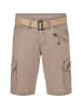 Timezone Shorts Kurze Cargo Hose Regular Mid Waist Pants in Braun