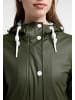 DreiMaster Damen Regenmantel in Dunkeloliv