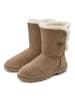 LASCANA Winterstiefel in camelfarben