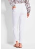 GOLDNER Kurzgröße:  Slim Fit Jeans BELLA  mit Dehnbund in weiß