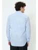 Matinique Langarm - Hemd MAmarc Gerade Passform in Chambray Blue
