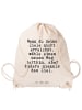 Mr. & Mrs. Panda Gym-Tasche Wenn du deine Ziele... mit Spruch in Creme