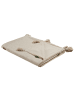 Beliani Kuscheldecke DEOGHAR in Braun/Beige/Weiß - (W) 130 x (H) 1 x (L) 180 cm