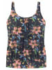 LASCANA Tankini-Top in anthrazit-bedruckt