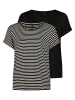 ONLY T-Shirt MOSTER 2er Pack in Schwarz