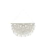 relaxdays Makramee Wandbehang in Creme - (B)60,5 x (H)65 cm