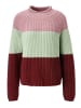 Aniston CASUAL Strickpullover in malve-lindgrün-bordeaux