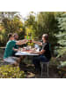 relaxdays 2x Bierbank in Schwarz - (B)100 x (H)42 x (T)25 cm