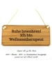 Mr. & Mrs. Panda Firmenschild Wellnesstherapeut mit Spruch in Keine Angabe