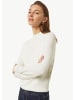comma CI Strickpullover langarm in Weiß