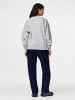 Pieces Sweatshirt in Light Grey Melange