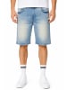 SOULSTAR Jeansshorts - im Baggy-Fit mit Stretch als Kurze Hose für Herren in Hellblau