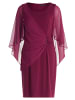 Vera Mont Cocktailkleid mit Raffung in Sweet Berry