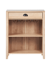 Beliani Sideboard WALKERSTON in Braun - (W) 66 x (H) 80 x (L) 30 cm