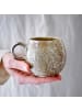 Bloomingville Becher PAULA Gelb Silber mit Henkel