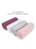 Makian Moltontuch / Moltonwindel 4er Pack 80 x 80 in rosa,lila