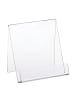 relaxdays Buchaufsteller in Transparent - A5