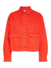 SAINT TROPEZ Jeansjacke IluSZ Lockere Passform in Flame Scarlet