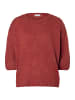 More & More zeitloser, weiter Pullover, längerer Halbarm in samba orange