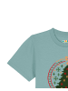 wat? Apparel T-Shirt Weihnachtszeit in Teal Monstera