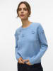 Vero Moda Strickpullover in Glacier Lake