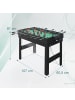 relaxdays Spieltisch "20 in 1" in Schwarz - (B)107 x (H)81 x (T)60,5 cm