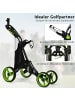 COSTWAY Golf Trolley 4 Rad klappbar in Grün