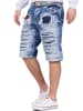 Cipo & Baxx Herren Regular Fit Shorts Stonewashed in Blue